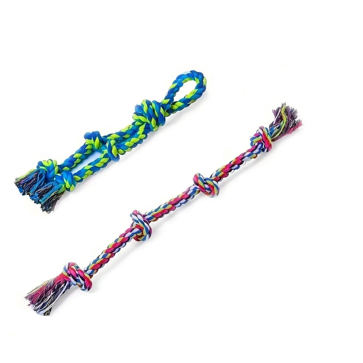 Heavy-duty rope toy for aggressive chewers and interactive play
