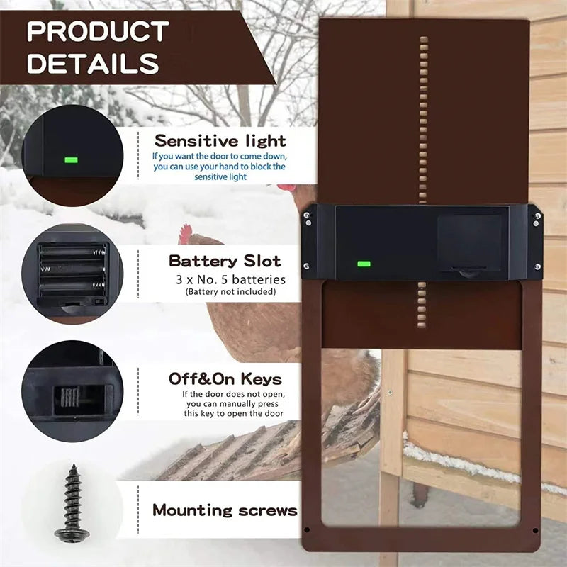 Automatic Chicken Coop Door Chicken Door