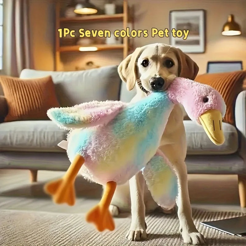 oversized-colorful-duck-cuddle-toy-pets-australia