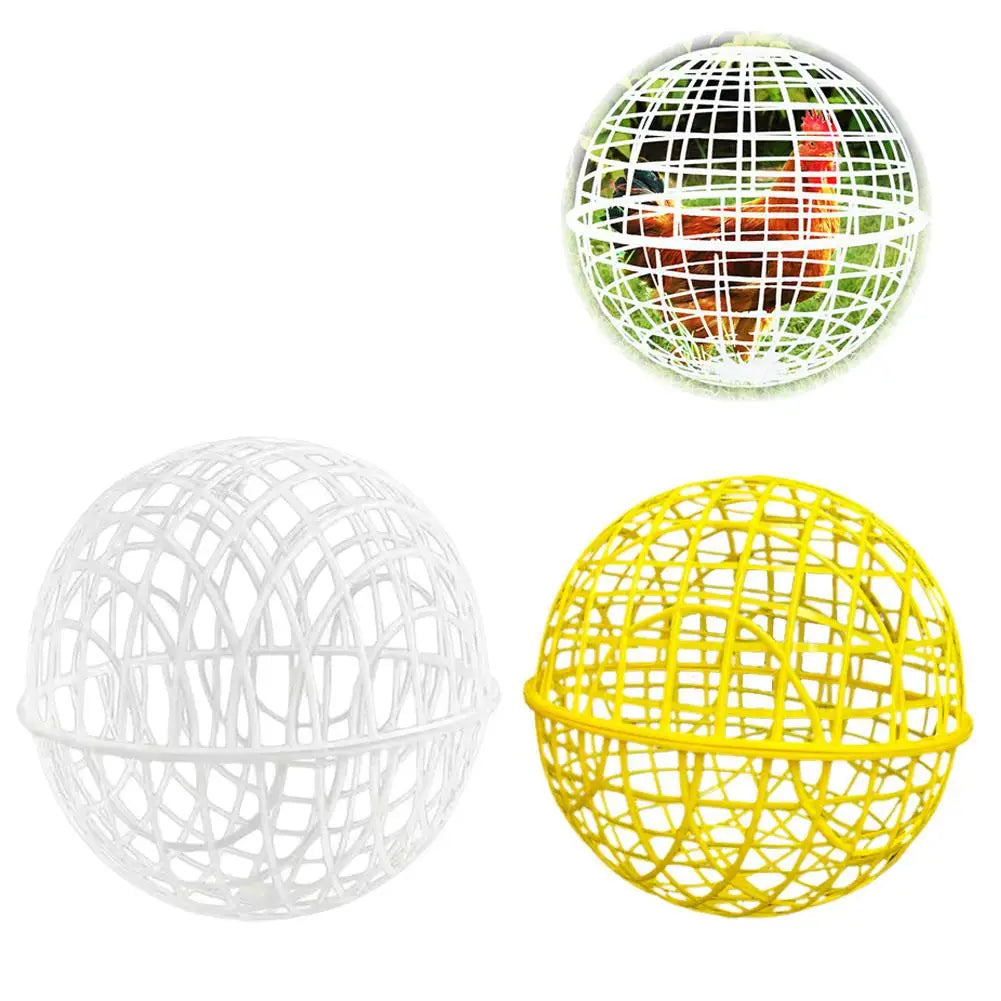 2/3pcs 20/30cm Chicken Rolling Ball Cage