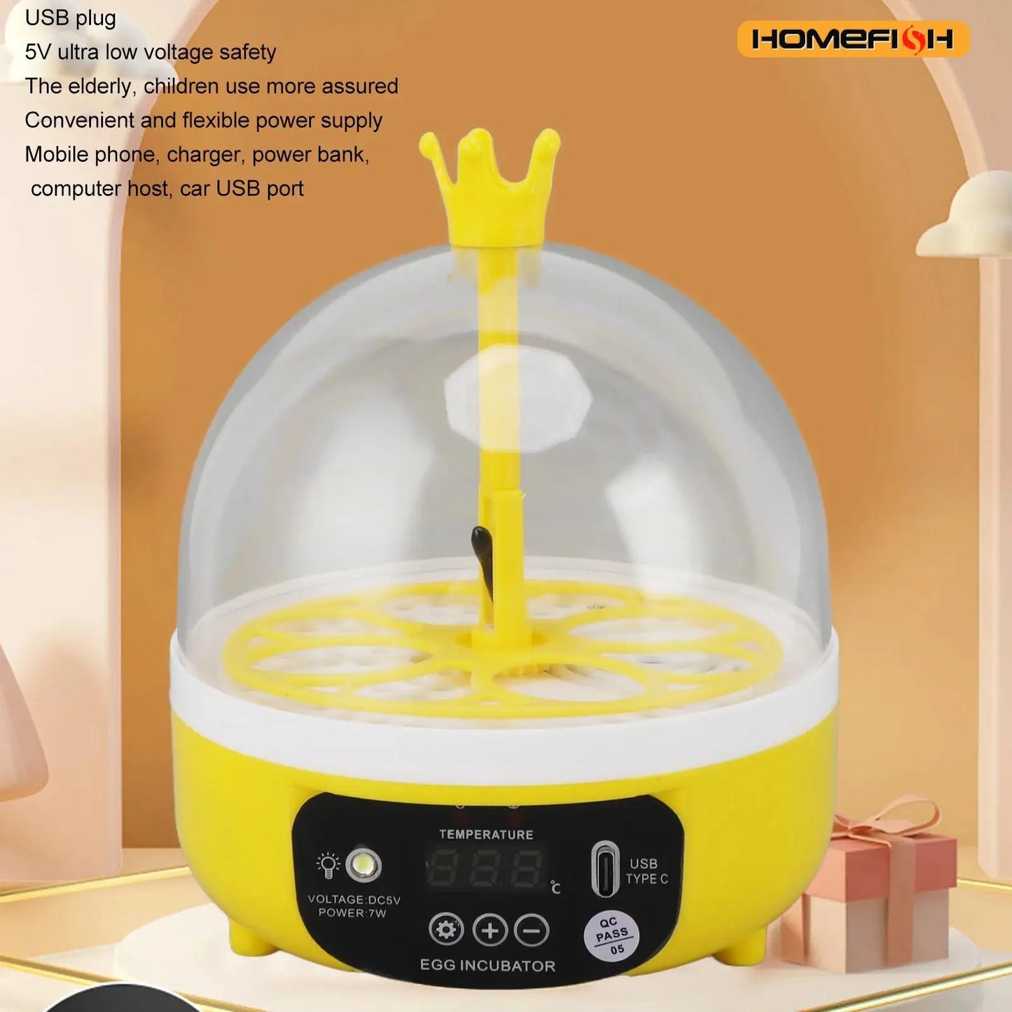 Mini home egg incubator