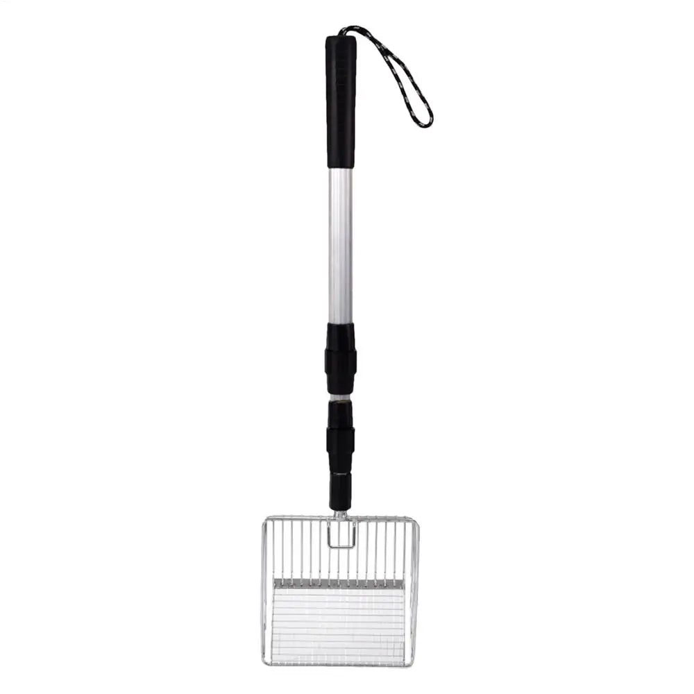 Extendable Chicken Poop Scooper - Telescopic Coop Cleaning Tool with Long Handle - Save Your Back Australia