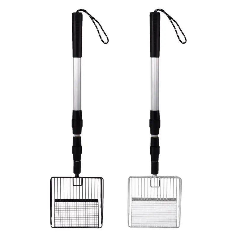 Extendable Chicken Poop Scooper - Telescopic Coop Cleaning Tool with Long Handle - Save Your Back Australia