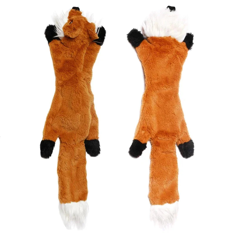 Animal No Stuffing with Squeakers Dog Chew Toy