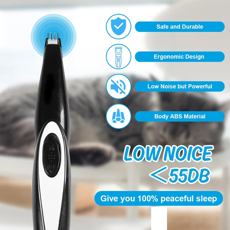 Electric Pet Clipper Grooming Kit For Dogs