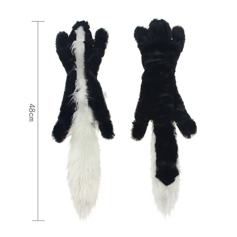 Animal No Stuffing with Squeakers Dog Chew Toy