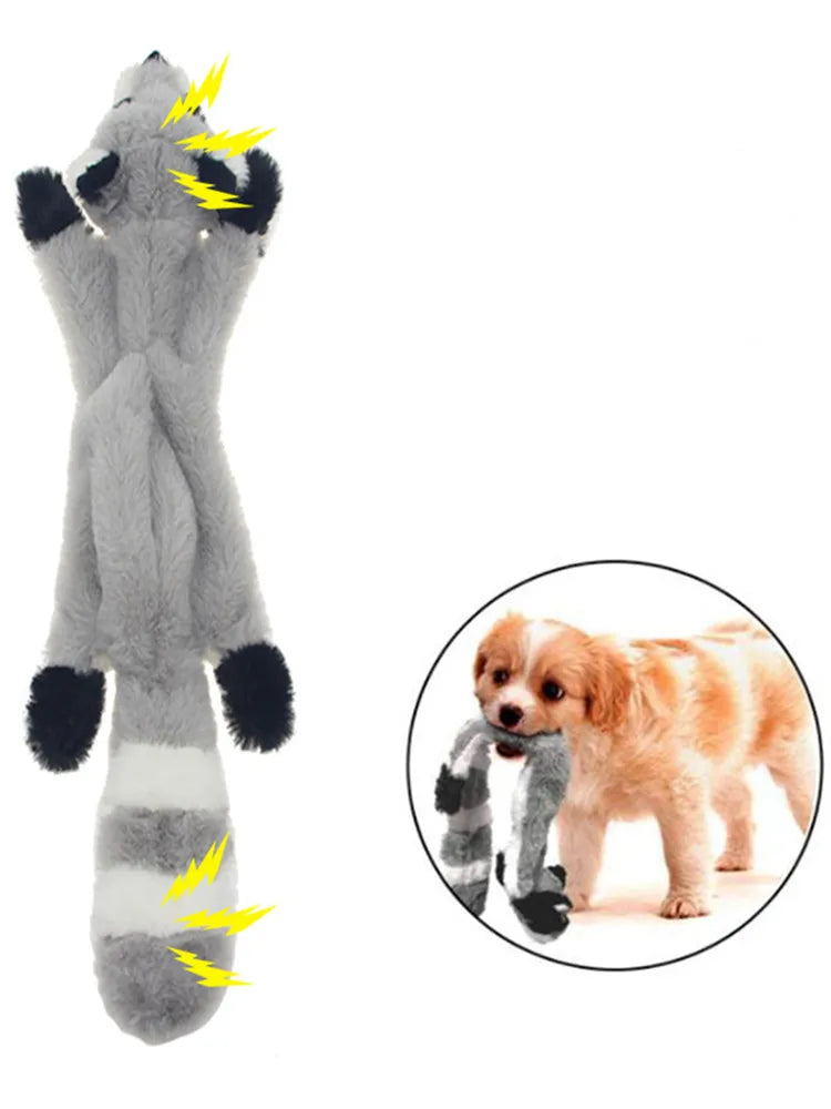 No stuffing dog toy with squeakers and crinkle sounds Australia
