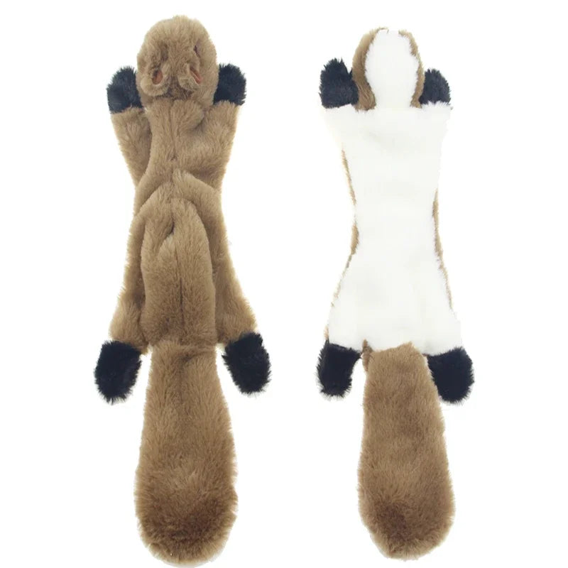 Animal No Stuffing with Squeakers Dog Chew Toy