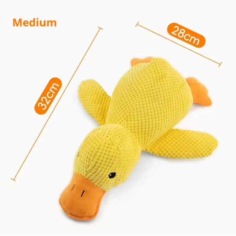 Cute dog Toy Stomping Duck