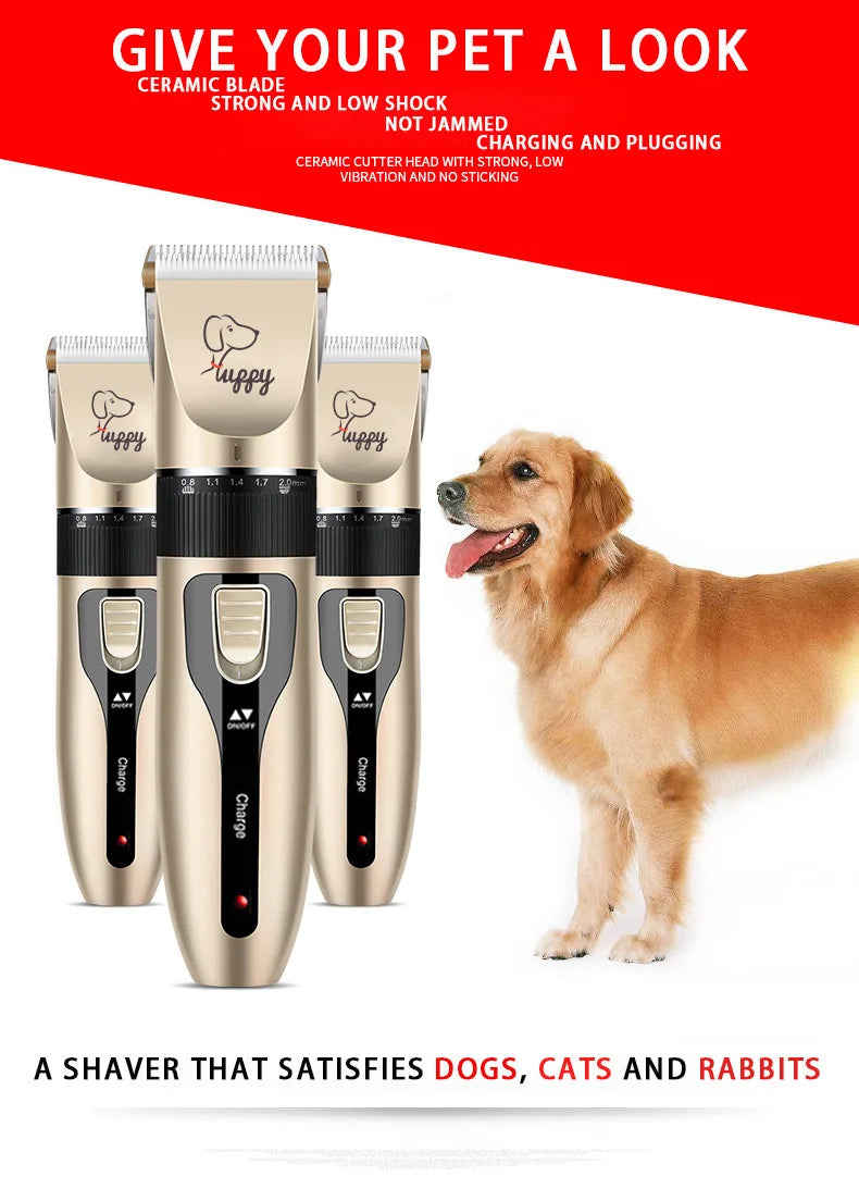 Electric Pet Clipper Grooming Kit For Dogs