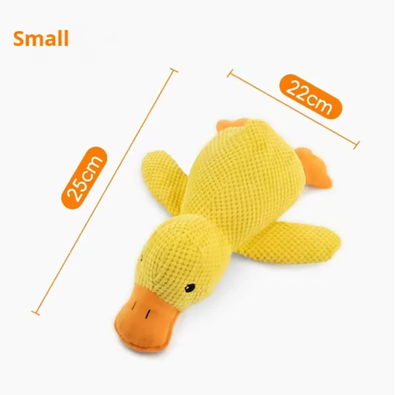 Cute dog Toy Stomping Duck