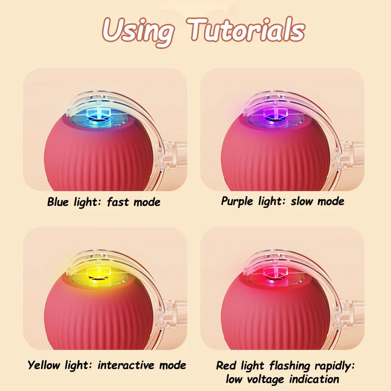 2Pcs Cat Interactive Ball Toys